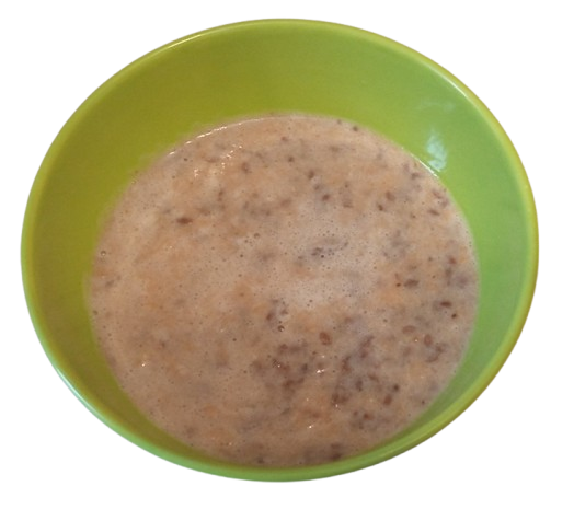 Deser z Siemię Lnianym i Mlekiem